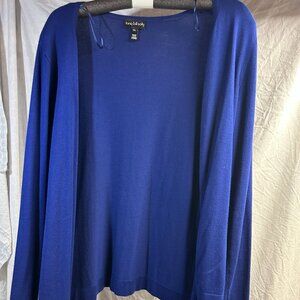 Long Tall Sally Blue Cardigan Sweater